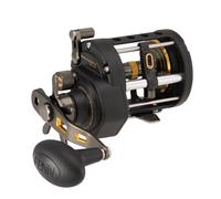 PENN Fathom® II Level Wind | Saltwater Multiplier Fishing Reel for Sea, Shore, Kayak & Lake Anglers | Conventional Reel with HT-100 Drag, Full Metal Body, Line Counter & Size Options | Black Gold