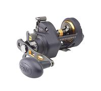 PENN Fathom II Star Drag Multiplier Reel - Saltwater Fishing Reel for Boat, Shore Casting and Kayak Fishing, Black/Gold
