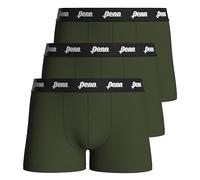 Penn Mens Boxer Shorts (3-Pack) - Cotton Boxers for Men - Breathable, Moisture-Wicking, Soft & Stretchy Multipack Underwear - Ultimate Comfort & Support (UK, Alpha, XXL, 3XL, Regular, Regular, Green)
