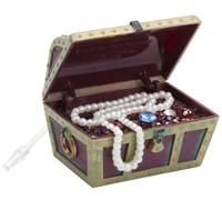 Penn Plax Action-Air Aerating Action Ornament -Treasure Chest Lid Opens and Closes With A Steady Stream of Bubbles - Provides Aeration For Your Tank -Small