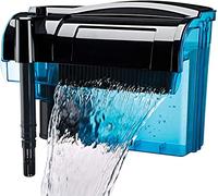 Penn-Plax Cascade 300 Power Filter - Hang-On Filter with Quad Filtration - Great for Freshwater and Saltwater Setups