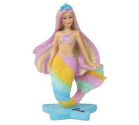 Penn-Plax Officially Licensed Mermaid Barbie™ Aquarium Ornament on a Star Base - Perfect Decoration for Fish Bowls, Aquariums, and Terrariums