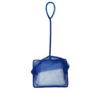 Penn-Plax Quick-Net Aquarium Fish Net - Durable, Strong, and Safe - Color May Vary (Blue or Green) - 6” x 5” Net - 10” Handle