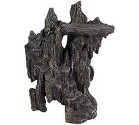 Penn-Plax Reptology Shale Step Ledge for Aquariums & Terrariums, Adds Hiding Spots, Swim Throughs, Basking Ledges for Fish, Reptiles, Amphibians, and Small Animals (Large 2)