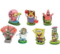 Penn-Plax SpongeBob 7-Piece Square Pants Aquarium Ornaments
