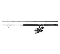 PENN Pursuit IV Boat Combo, Fishing Rod and Reel Combo, Spinning Combos, Sea - Boat Fishing, Saltwater Boat or Kayak Fishing - Cod, Bass, Wrasse, Rays, Flatfish, Unisex, Black Silver, 2.13m |30-50lb