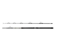 Penn Regiment IV Roller Boat Rod, Saltwater Angler Fishing Sea Fish Cod, Sea Eel, Bass, Pollock, Mackerel, Shark, Strong Leightweight & Versatile, Silver, 2.00m Moderate Fast Ambidextrous Rod