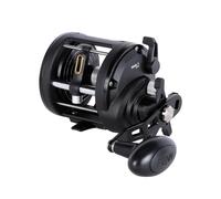 PENN Rival™ II Level Wind Reel | Saltwater All-Round Fishing Reel | Graphite Frame & Sideplates | HT-100 Carbon Drag | Line Capacity Rings | 3.9:1 Gear Ratio | 3000 | Left Hand