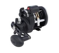 PENN Rival™ Level Wind, Fishing Reel, Conventional Reels, Sea - Boat and Kayak Fishing Reel - Heavy Duty Saltwater Reel for Cod, Bass, Flatfish, Rays, Tope, Pollack, Black/Silver, 15LC | Right Hand