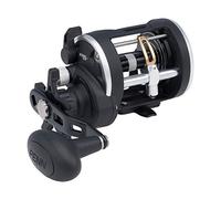 PENN Rival™ Level Wind, Fishing Reel, Conventional Reels, Sea - Boat and Kayak Fishing Reel - Heavy Duty Saltwater Reel for Cod, Bass, Flatfish, Rays, Tope, Pollack, Black/Silver, 20LC | Left Hand