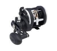 PENN Rival™ Level Wind, Fishing Reel, Conventional Reels, Sea - Boat Fishing, Unisex, Black/Silver, 15 | Right Hand