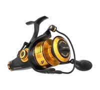 PENN Spinfisher VII Spinning Reel, Live Liner & Longcast | Saltwater Sea Fishing Reel with IPX5 Sealing & CNC | Anglers Boat, Shore, Surf & Rock Fishing |Braid Ready Spool |Multiple Sizes | Black Gold
