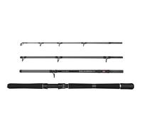 PENN Squadron IV Boat Travel Casting Fishing Rod | Saltwater Sea Fishing Rod | 24T Carbon 4-Piece Blank | PENN Dura-Guides | High-Density EVA Handle & Gimbal with Cover | 2.10m | 30-50lb