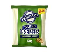 Penn State Baked Pretzels Sour Cream & Chives 14 x 120g PM