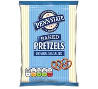Penn State Original Sea Salted Pretzels - 33 x 30g | Baked Wheat Snacks | Vegan & Vegetarian | Individually Wrapped