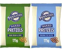 Penn State Pretzels mix box 8 x 175g- 4 x Sour Cream & Chive, 4 x Sea Salted.