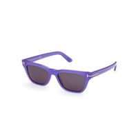 TOM FORD FT1362 PENN-02 81A Unisex Sunglasses Acetate Violet Smoke Squared Normal