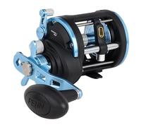 PENN Warfare™ II Level Wind Reel | Saltwater Predator Fishing Reel | Trolling, Casting & Bottom Fishing | Graphite Body | HT-100 Carbon Drag | Level Wind Spool | 3.9:1 Gear Ratio | 3000 | Left Hand