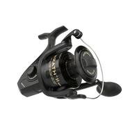PENN Wrath II Saltwater Spinning Fishing Reel, Size 8000, Right/Left Handle Position, Corrosion-Resistant Graphite Body, Machined Anodized Aluminum Spool
