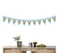 Pennant Banner Flags - Festive Oktoberfest Banner | Beer Festival Bunting, Indoor Outdoor Pennant Bannerr Decoration for German Themed Celebration Oktoberfest Celebration
