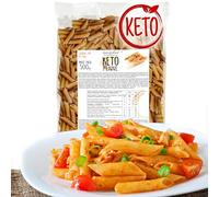 Penne Keto Line@diet - Protein pasta low in carbs and sugars, ideal for a keto diet - 500g pack - 18g protein, less than 5g carbs and 0.2g sugars per serving - made in Italy