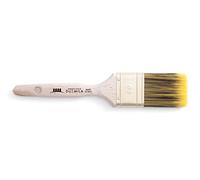 PENNELLIFICIO 2000 | Professional Paint Brush with Brass Ferrule, Brush for Water and Solvent Enamels, Ideal for Walls, Wood, Railings, Gates, Ferrule 50 mm - Made in Italy