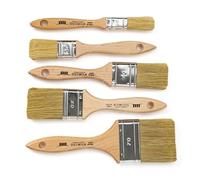 PENNELLIFICIO 2000 | Set of 5 Professional Paint Brushes, Universal Paint Brush, Suitable for Enamel and Paint, Walls, Wood, Iron, Ferrule Width 20/30/40/50/70 mm - Made in Italy