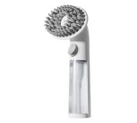 Pennello Per La Doccia Per Cani - Spazzola Da Bagno In Silicone Per Massaggio E Toelettatura | Scrubber Con Manico Lungo Per Shampoo E Pulizia Profonda | Ideale Per Cani A Corto E Lungo