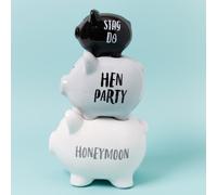 'Pennies & Dreams' Triple Piggy Bank - Honeymoon