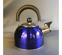 Blue 1.6 Litre Gas Hob Kettle with Folding Handle Caravan Motorhome Camping