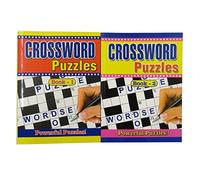 Pennine A4 Crossword Puzzle Books - Book 1 & 2, Each Includes 176 Pages