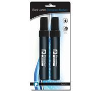 Pennine Jumbo Permanent Marker - Black (Pack of 2)