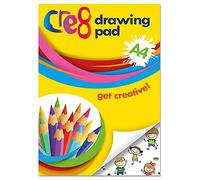 Pennine Healthcare Drawing Pad A4 Kids Scribble Pad – 50 Sheets, 70gsm, Top-Flap Binding