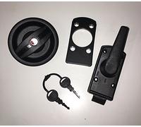 Pennine Leisure Supplies. Caravan Vecam Door Lock Complete + 2 Keys - Right Hand - PO390