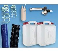 Motorhome Caravan Cold Water Starter Kit Campervan T4, T5 Plumbing Kit for Campervan Sink,Tap & Pump & 10L Water Containers Suit Smev 8005