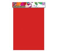 A3 Neon Fluorescent Display Card - - Mixed Colors - Size 16.5' x 11.7' - by Pennine by Pennine
