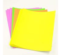 Pennine Neon Card, Multi-Colour, A4, 12-Piece