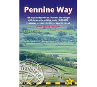 Pennine Way - guide and maps to 57 towns and villages with large-scale walking
