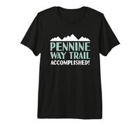 Pennine Way Trail Accomplished Walking Hiking Camping Premium T-Shirt
