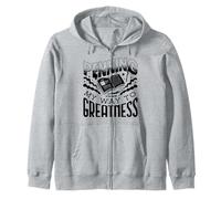 Penning Greatness Published Author Novelist Book Author Zip Hoodie