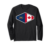 Pennsylvania and Canada United in Roots Long Sleeve T-Shirt