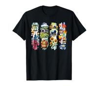 Pennsylvania Brushstroke Liberty Bell Apples Sunflowers T-Shirt