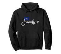 Pennsylvania Family - Pennsylvanian Flag Heritage Word Art Pullover Hoodie