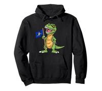 Pennsylvania Lover Kids Dinosaur Lover USA Pennsylvania Flag Pullover Hoodie