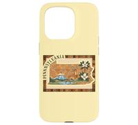 Pennsylvania Pride State Silhouette Outdoor Art Case for iPhone 15 Pro
