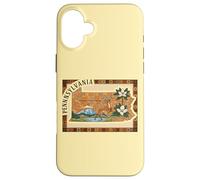 Pennsylvania Pride State Silhouette Outdoor Art Case for iPhone 16 Plus