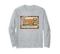 Pennsylvania Pride State Silhouette Outdoor Art Long Sleeve T-Shirt