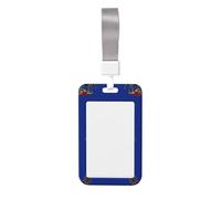 Pennsylvania State Flag Id Badge Holder with Detachable Neck Strap, Waterproof Vertical Name Card Holders, for Nurse Students Teachers Staff