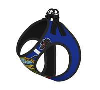 Pennsylvania State Flag Print Dog Harness,Pet Leash Vest,Adjustable And Reflective Vest,For Small To Medium Dogs