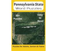 Pennsylvania State Word Search Puzzle Book: Word Searches with Easy to Read Print about the state of Pennsylvania, History, Cities, Geography, and ... Gift for Vacations, Holidays and Free Times